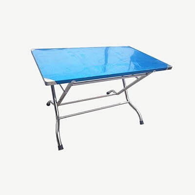 Bàn Inox Chữ Nhật - Chân Rời - Ø 32