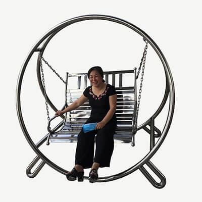 Xích đu inox tổ chim