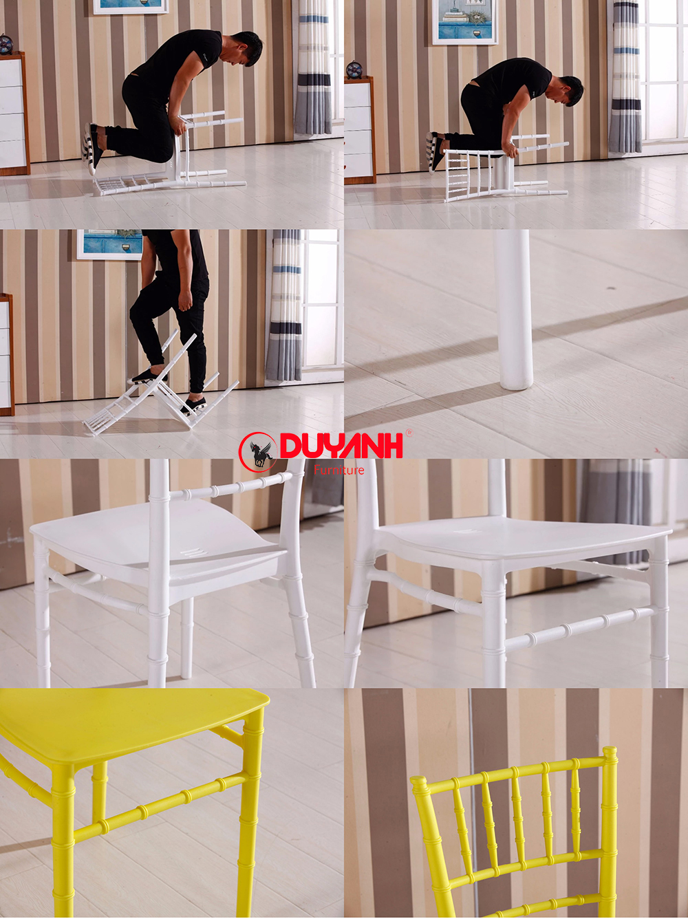 ghế chiavari tiffany nhựa đúc